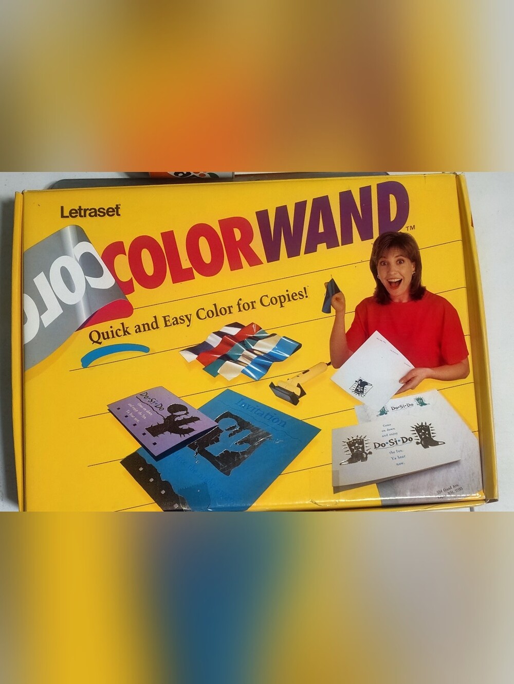 VINTAGE COLLECTIBLE -Letraset ColorWand color copier kit from the 1990s